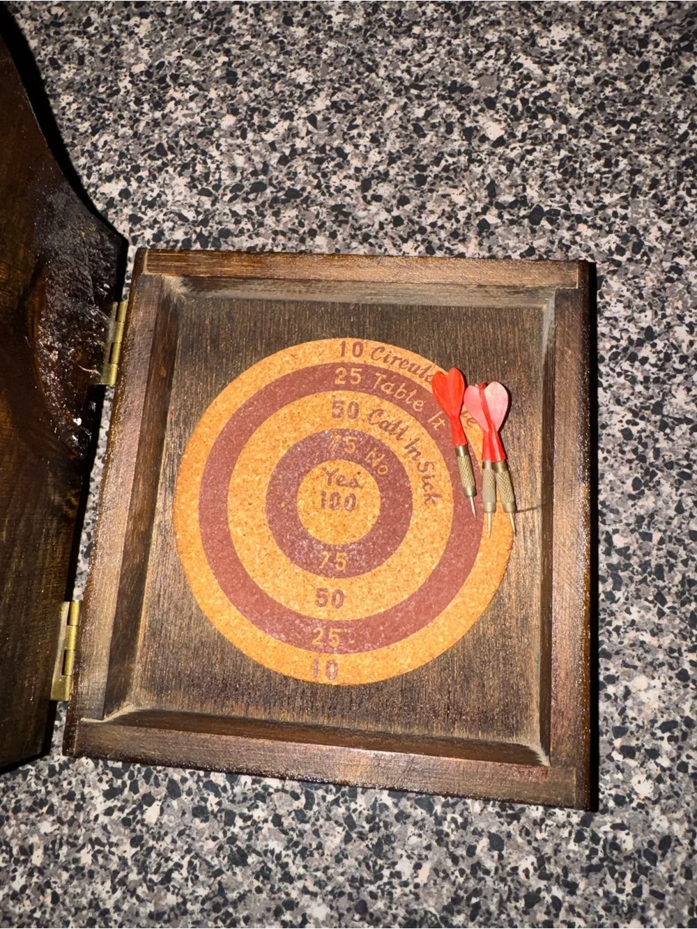 VTG Kings Head Pub & Lodging Mini Dart Cabinet